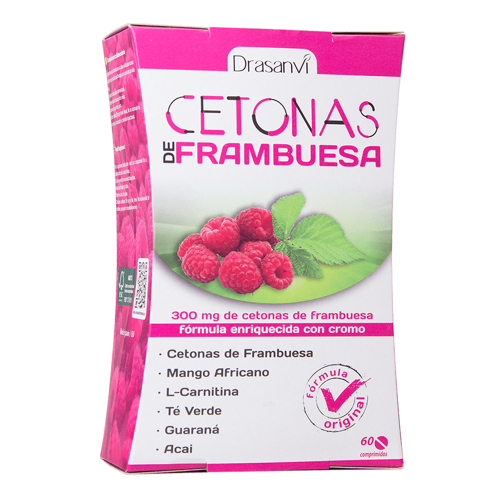 Cetonas de Frambuesa 60 Comprimidos Drasanvi