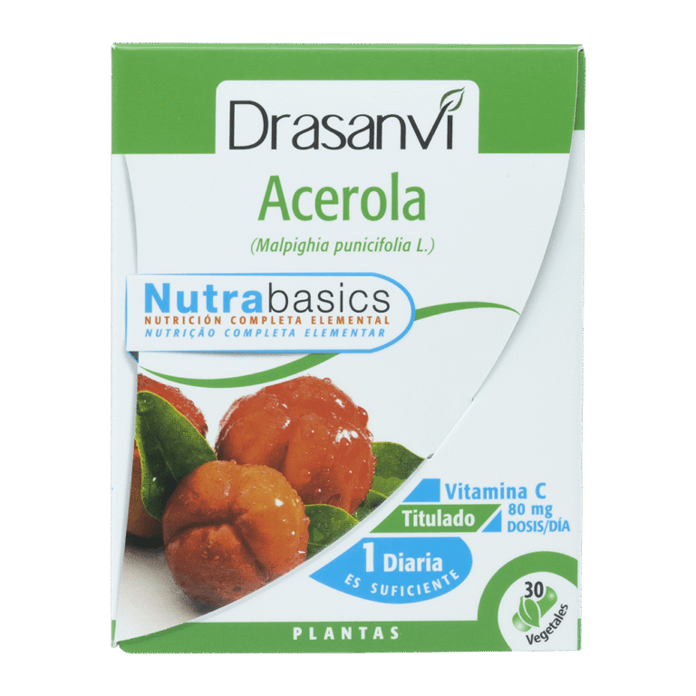 Acerola 30 Cápsulas Nutrabasics Drasanvi