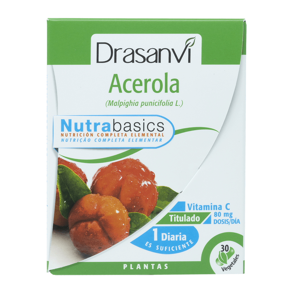 Acerola 30 Cápsulas Nutrabasics Drasanvi