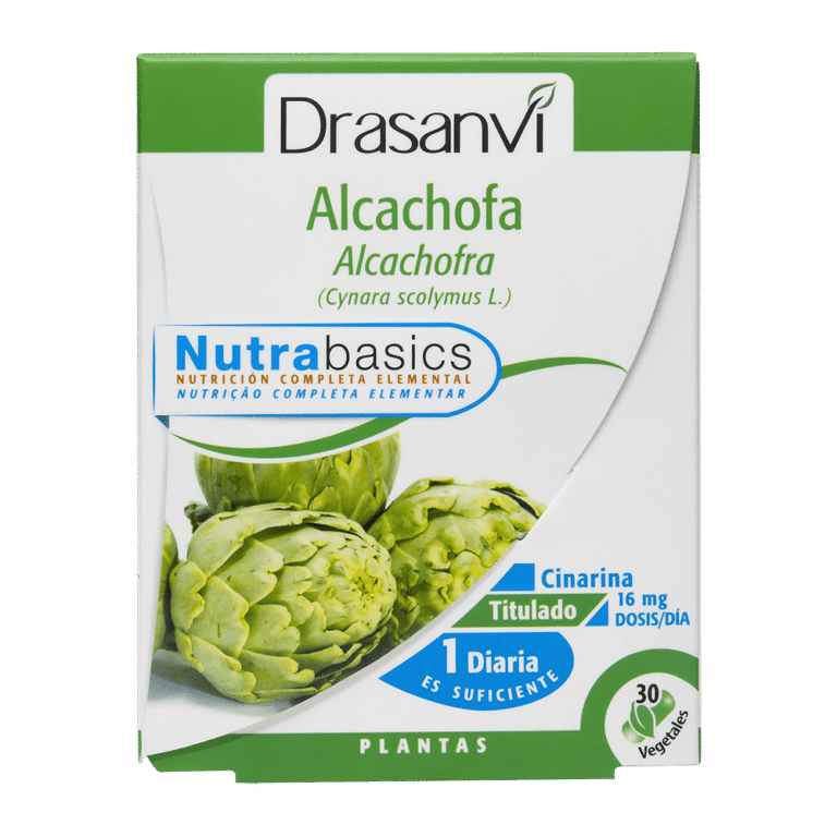 Alcachofa 30 Cápsulas Nutrabasics Drasanvi