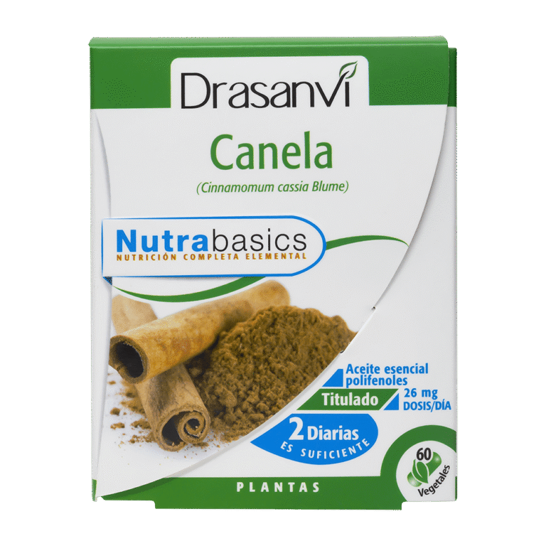 Canela 60 Cápsulas Nutrabasics Drasanvi