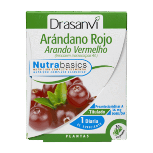 Arándano Rojo 30 Cápsulas Nutrabasics Drasanvi