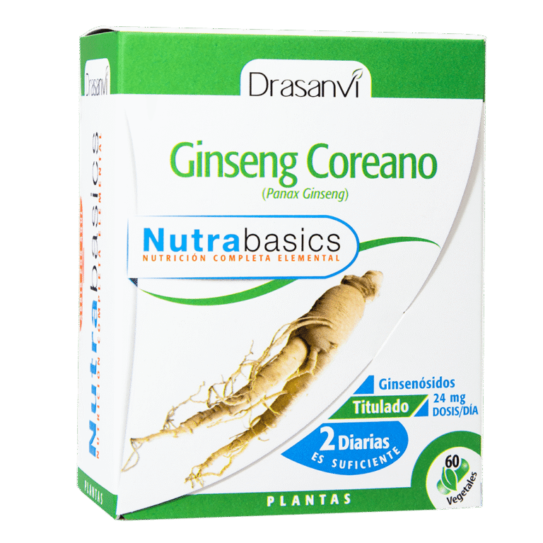 Ginseng Coreano 60 Cápsulas Nutrabasics