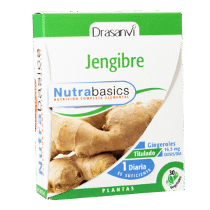 Jengibre 30 Cápsulas Nutrabasics Drasanvi