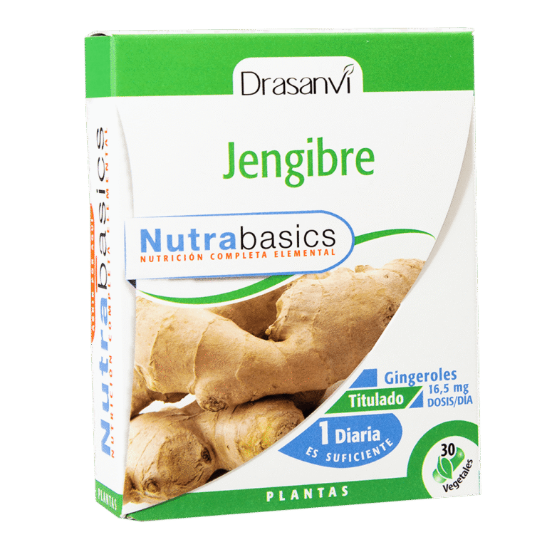 Jengibre 30 Cápsulas Nutrabasics Drasanvi