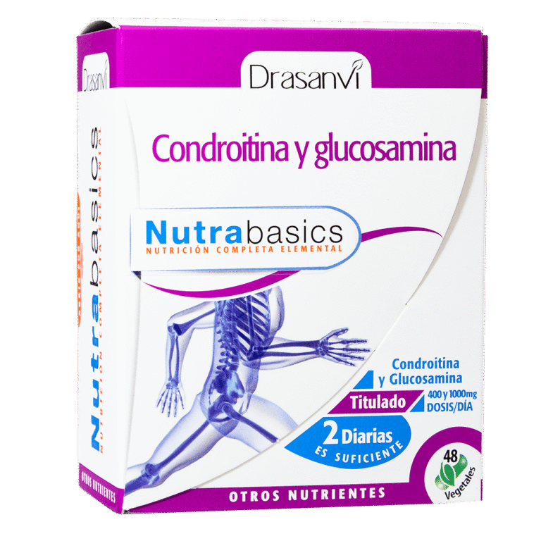 Condroitina y Glucosamina 48 Cápsulas Nutrabasics Drasanvi