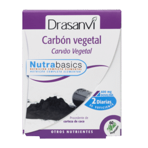 Carbón Vegetal 60 Cápsulas Nutrabasics Drasanvi