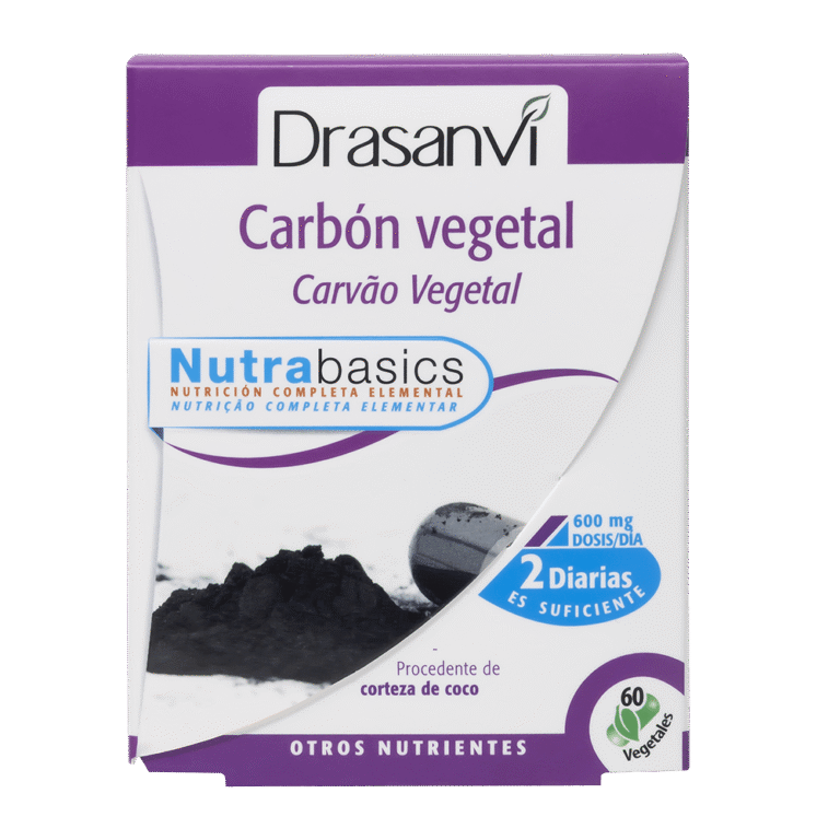 Carbón Vegetal 60 Cápsulas Nutrabasics Drasanvi