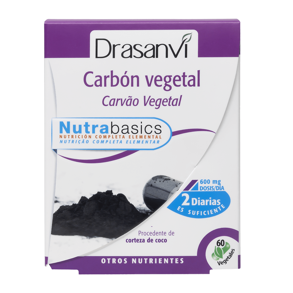 Carbón Vegetal 60 Cápsulas Nutrabasics Drasanvi