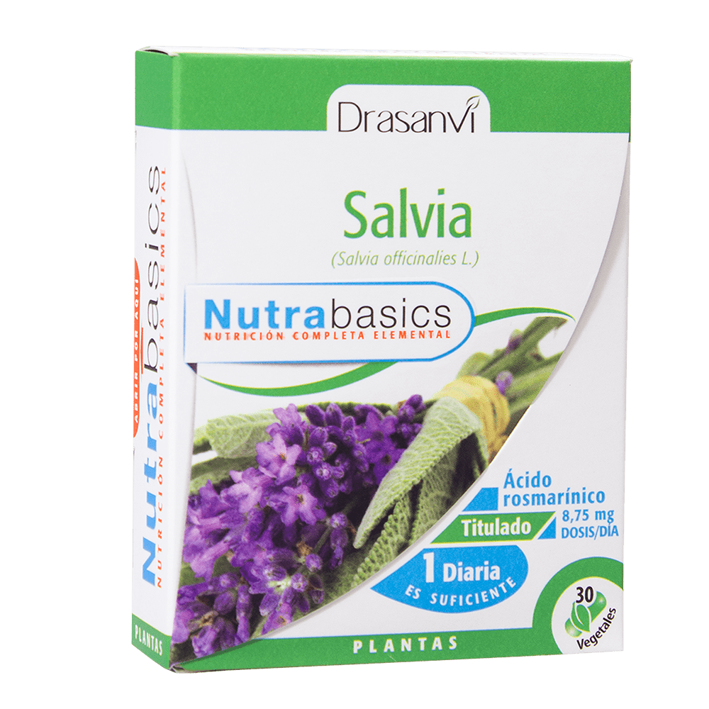 Salvia 30 Cápsulas Nutrabasics Drasanvi