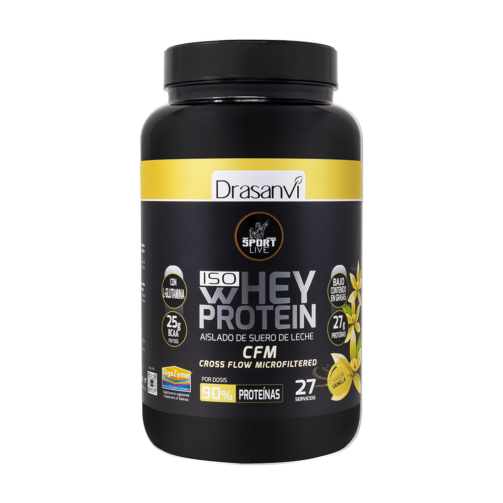 Whey Protein Aislado Vainilla 800 g Sport Live Drasanvi