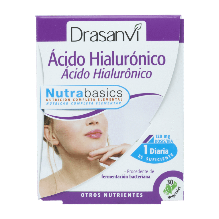 Ácido Hialurónico 30 Cápsulas Nutrabasics Drasanvi
