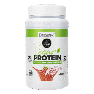 Proteína Vegana Frambuesa y Nata 600 g Sport Live Drasanvi