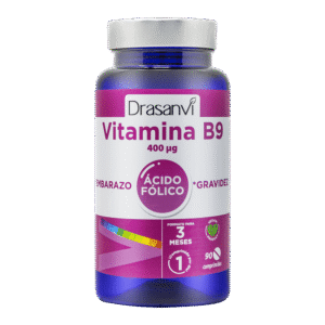 Vitamina B9 400 µg Ácido Fólico 90 Comprimidos Drasanvi
