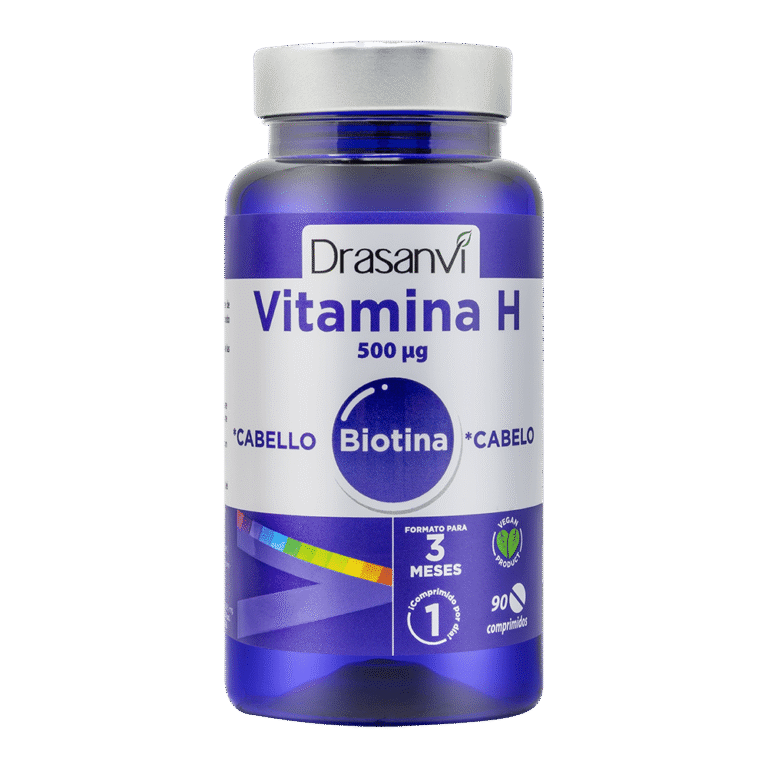 Vitamina H 500 µg Biotina 90 Comprimidos Drasanvi