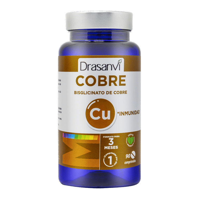 Mineral Bisglicinato de Cobre 90 Comprimidos Drasanvi