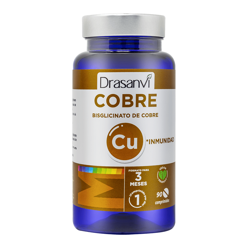 Mineral Bisglicinato de Cobre 90 Comprimidos Drasanvi