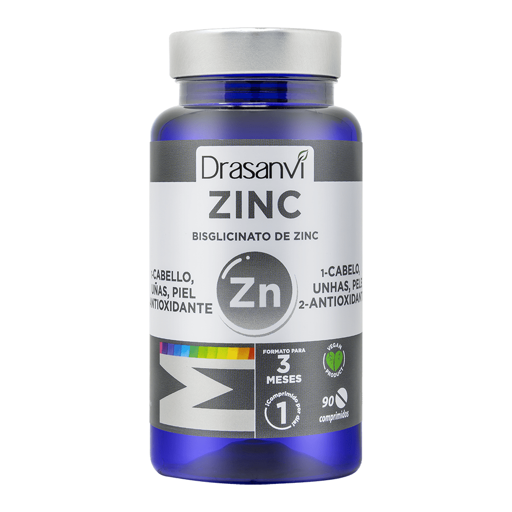 Mineral Bisglicinato de Zinc 90 Comprimidos Drasanvi