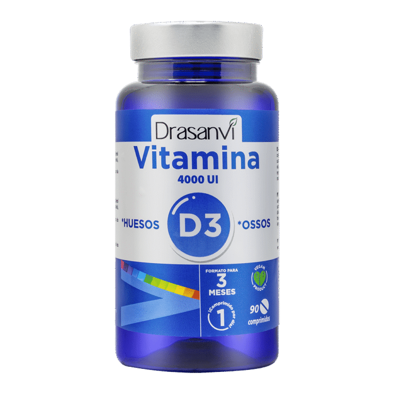 Vitamina D3 4000 UI 90 Comprimidos Drasanvi