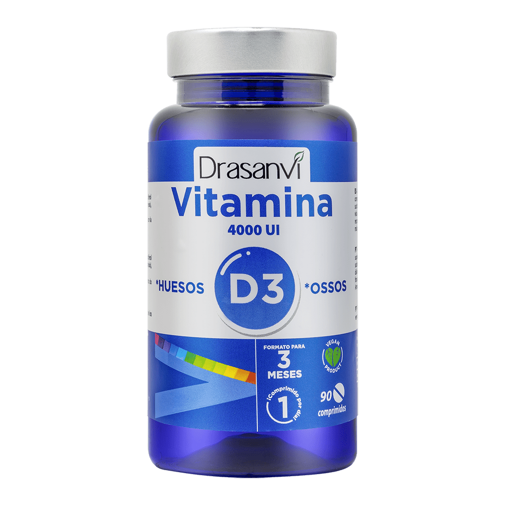 Vitamina D3 4000 UI 90 Comprimidos Drasanvi