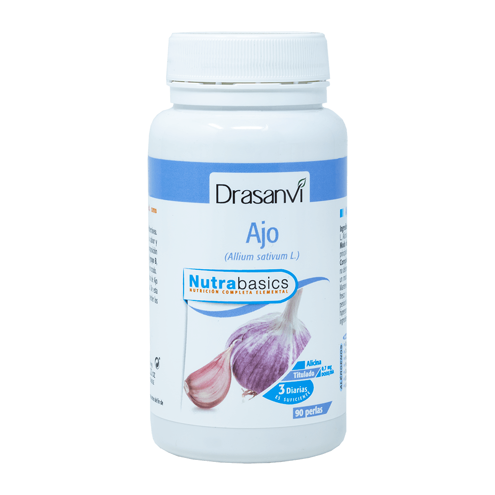 Ajo Macerado 500 mg Bote 90 Perlas Nutrabasics Drasanvi