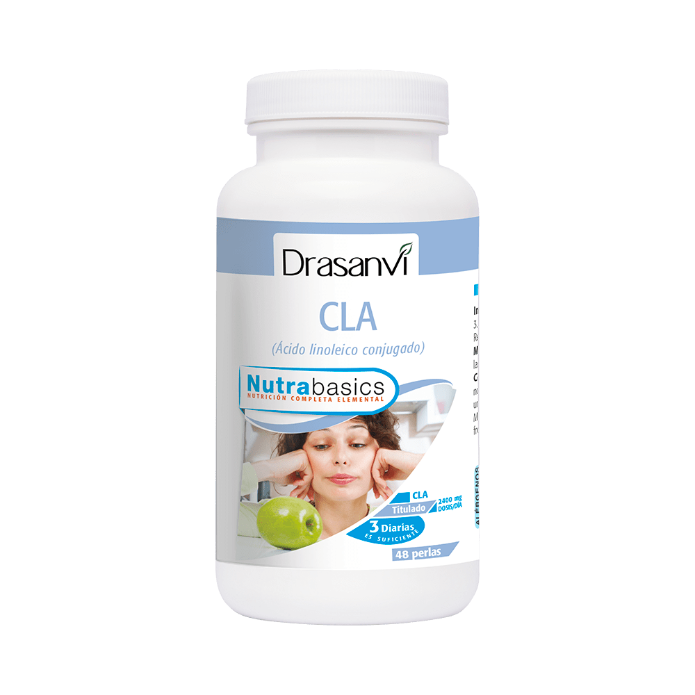 CLA Ácido Linoleico Conjugado Bote 48 Perlas Nutrabasics Drasanvi