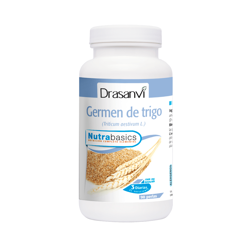 Germen de Trigo 500 mg Bote 90 Perlas Nutrabasics