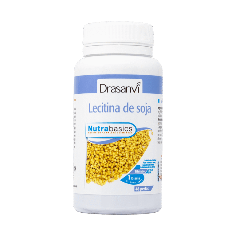 Lecitina de Soja 1200 mg Bote 48 Perlas Nutrabasics