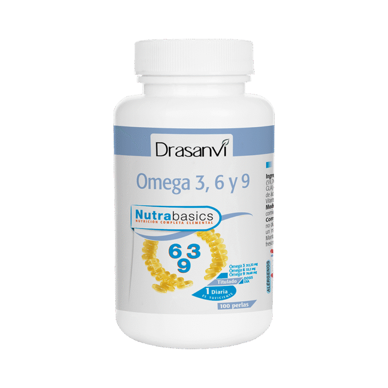 Omega 3-6-9 1000 mg Bote 100 Perlas Nutrabasicos Drasanvi