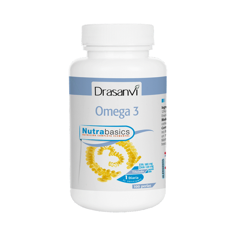 Omega 3 1000 mg Bote 100 Perlas Nutrabasicos Drasanvi