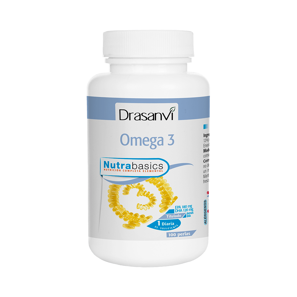 Omega 3 1000 mg Bote 100 Perlas Nutrabasicos Drasanvi