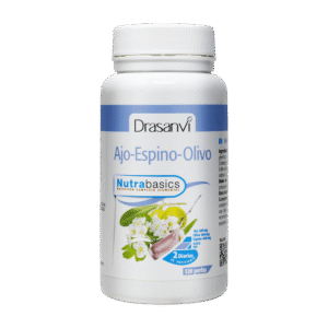 Ajo Espino Olivo 500 mg Bote 120 Perlas Nutrabasics Drasanvi