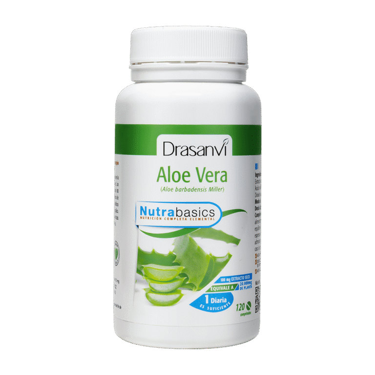 Aloe Vera Bote 120 Comprimidos Nutrabasics Drasanvi