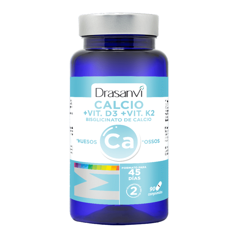 Mineral Calcio + Vitamina D3 + Vitamina K2 90 Comprimidos Drasanvi
