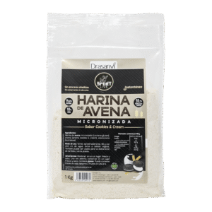 Harina de Avena Sabor Cookies & Cream 1 Kg Sport Live Drasanvi
