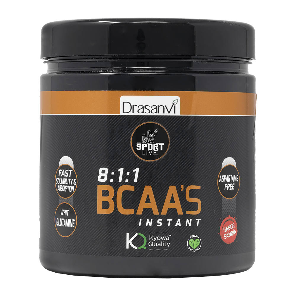 BCAAS + Glutamina Kyowa Sabor Sandía 275 g Sport Live Drasanvi