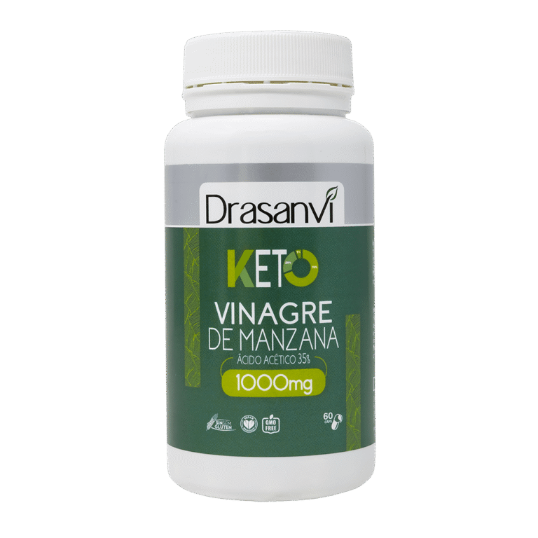 Vinagre de Manzana 60 Cápsulas Keto Drasanvi