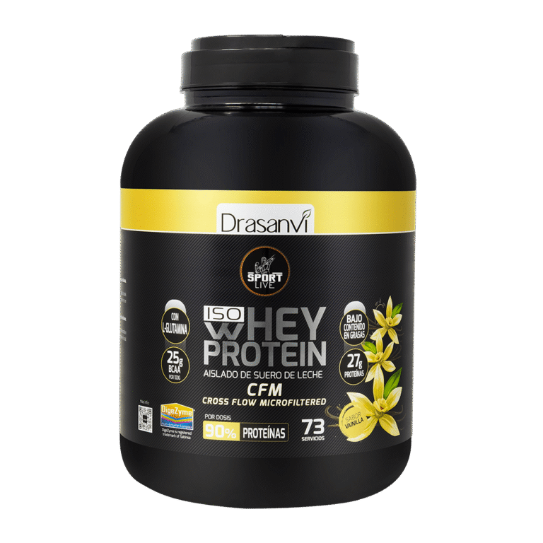 Whey Protein Aislado Sabor Vainilla 2,2 Kg Sport Live Drasanvi