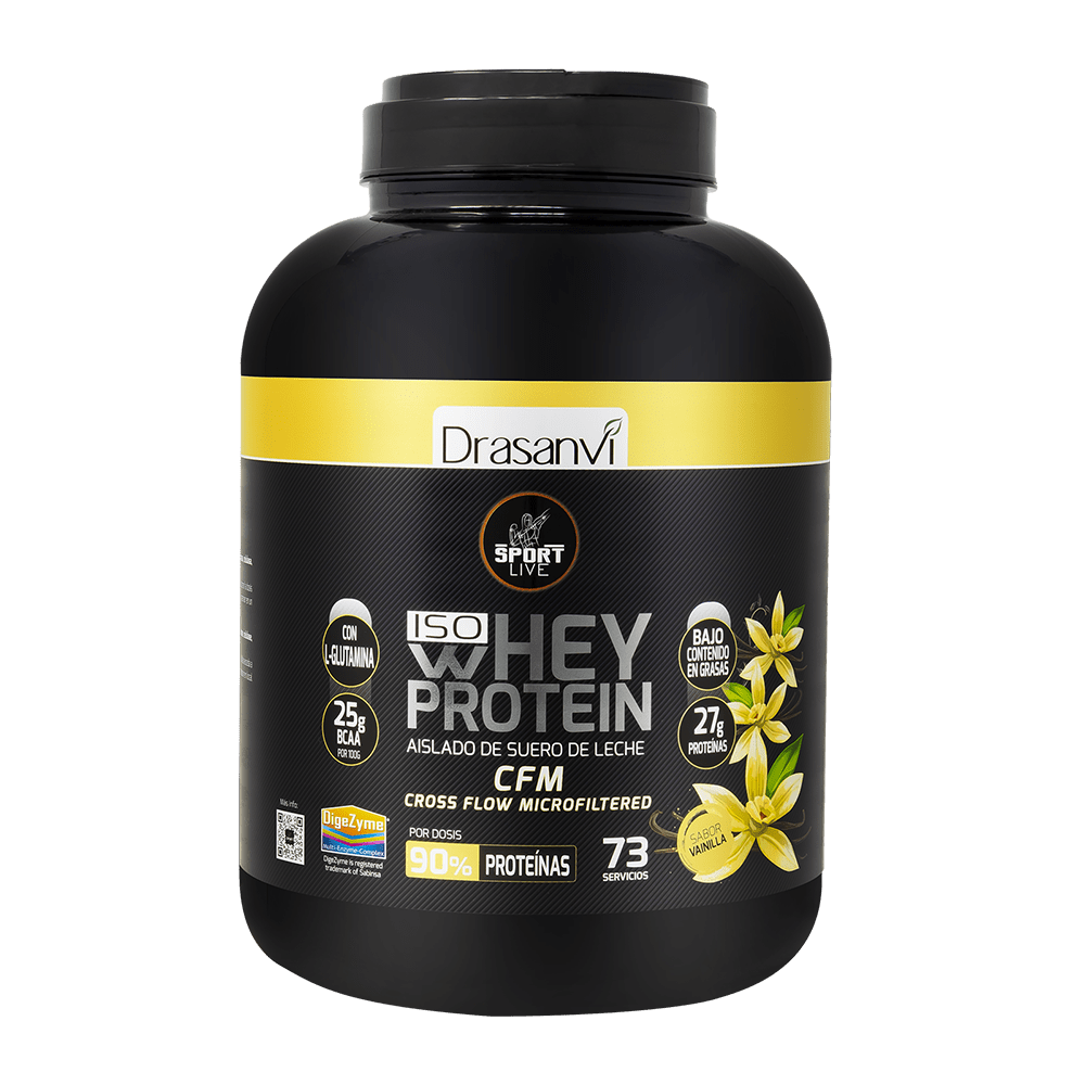Whey Protein Aislado Sabor Vainilla 2,2 Kg Sport Live Drasanvi