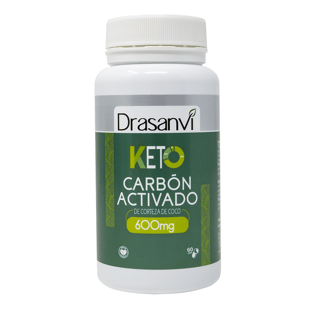 Carbón Vegetal 60 Cápsulas Keto Drasanvi