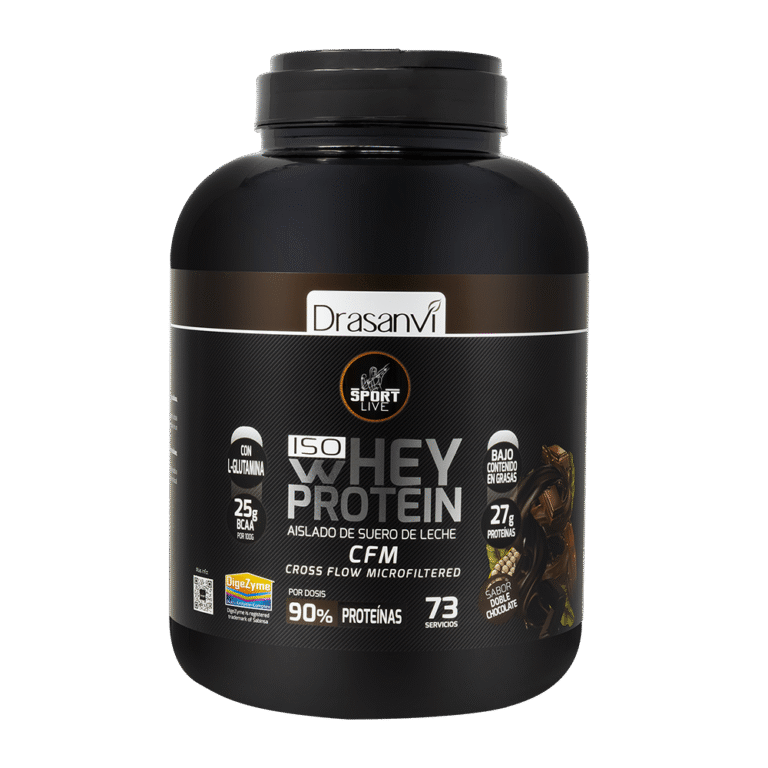 Whey Protein Aislado Doble Chocolate 2,2 kg Sport Live Drasanvi