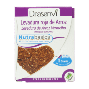 Levadura Roja de Arroz (2,9 mg Monacolina K) 30 Cápsulas Nutrabasics Drasanvi