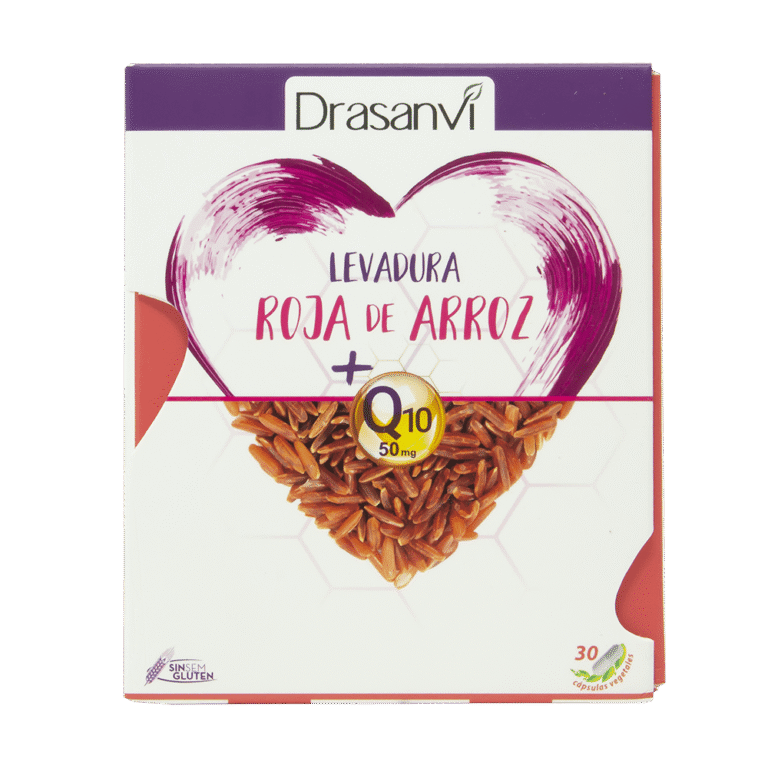 Levadura Roja de Arroz (2,9 mg Monacolina K) Coenzima Q10 30 Cápsulas Drasanvi