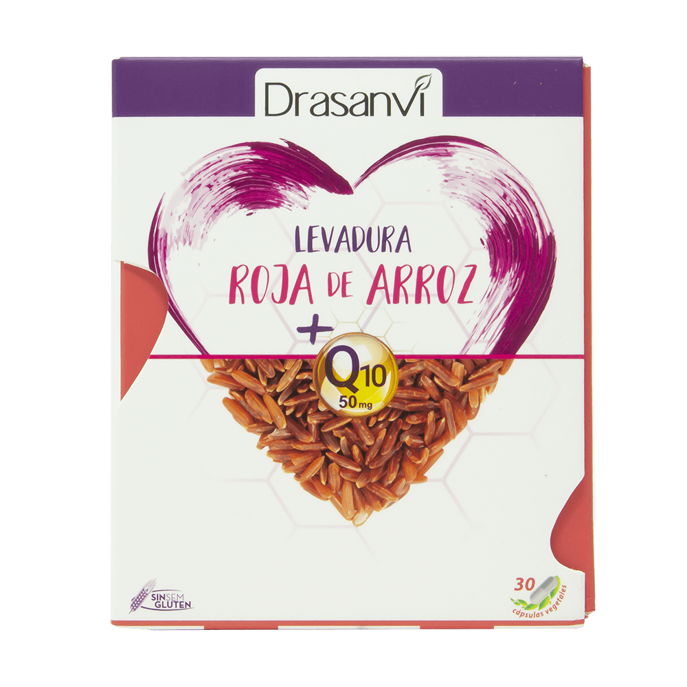 Levadura Roja de Arroz (2,9 mg Monacolina K) Coenzima Q10 30 Cápsulas Drasanvi