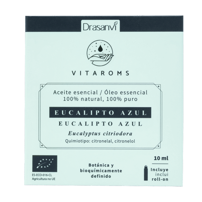 Aceite Esencial Eucalipto Azul Bio 10 ml Vitaroms Drasanvi