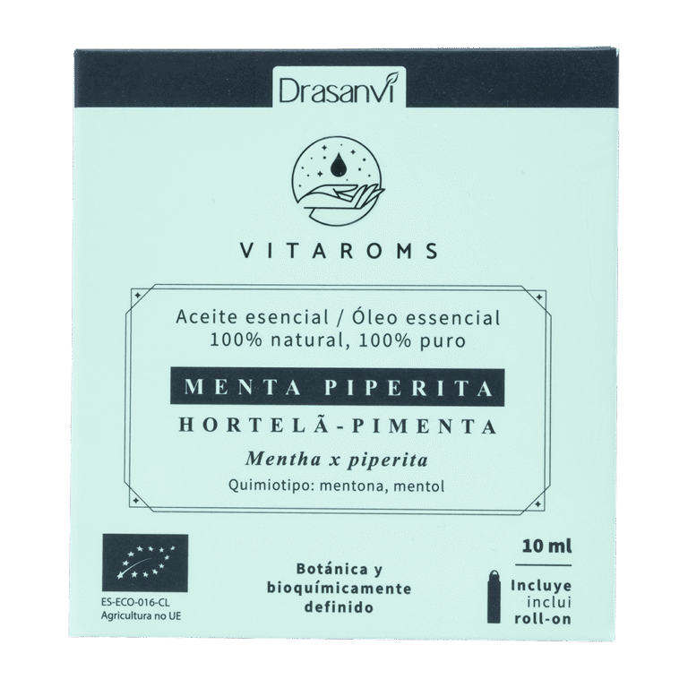 Aceite Esencial Menta Piperita Bio 10 ml Vitaroms Drasanvi