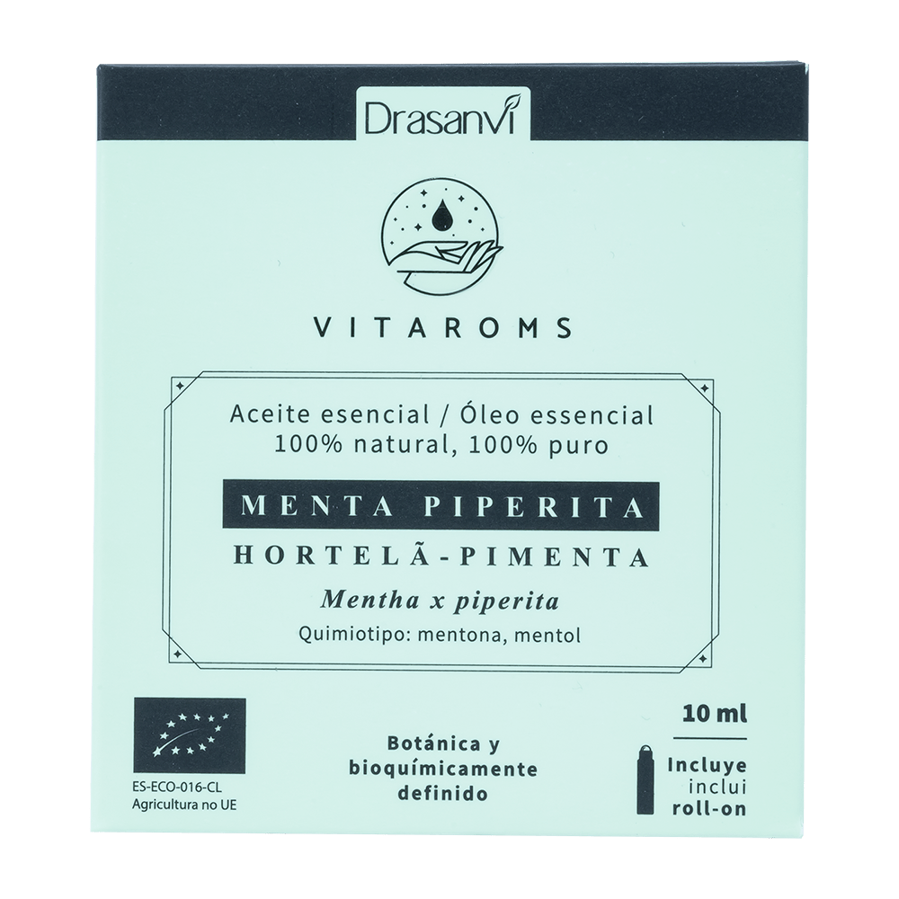 Aceite Esencial Menta Piperita Bio 10 ml Vitaroms Drasanvi