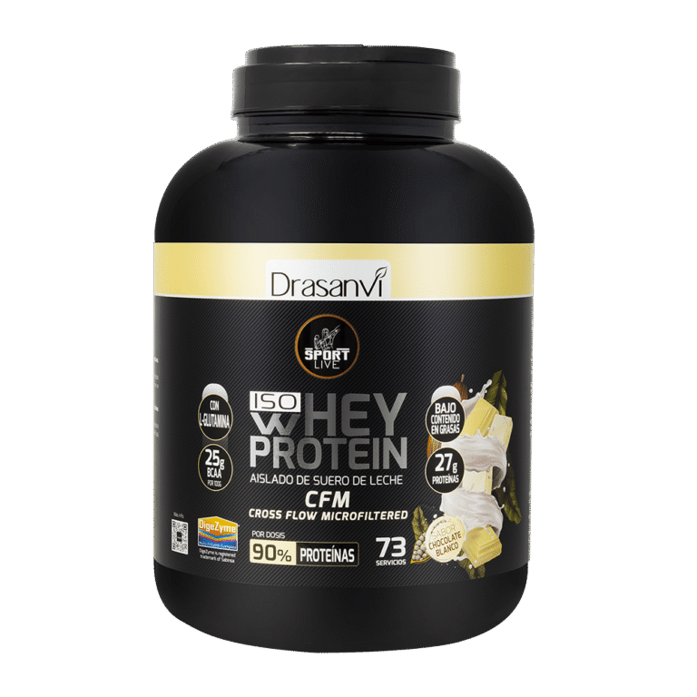Whey Protein Aislado Chocolate Blanco 2,2 kg Sport Live