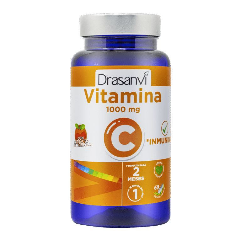 Vitamina C 1000 mg 60 cápsulas