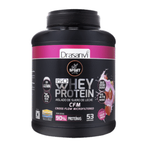 Whey Protein Aislado Sabor Yogur Fresa 1,6 Kg Sport Live Drasanvi